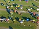 Photos aériennes de "montgolfiere" - Photo réf. E128493 - Lorraine Mondial Air Ballons 2013 : Vol du Mercredi 31 Juillet le soir lors du Record Mondial de Dcollage en Masse. (Greatest Mass Ascent)