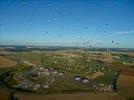 Photos aériennes de "montgolfiere" - Photo réf. E128496 - Lorraine Mondial Air Ballons 2013 : Vol du Mercredi 31 Juillet le soir lors du Record Mondial de Dcollage en Masse. (Greatest Mass Ascent)