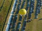 Photos aériennes de "montgolfiere" - Photo réf. E128498 - Lorraine Mondial Air Ballons 2013 : Vol du Mercredi 31 Juillet le soir lors du Record Mondial de Dcollage en Masse. (Greatest Mass Ascent)