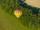 Photos aériennes de "montgolfiere" - Photo réf. E128524 - Lorraine Mondial Air Ballons 2013 : Vol du Mercredi 31 Juillet le soir lors du Record Mondial de Dcollage en Masse. (Greatest Mass Ascent)