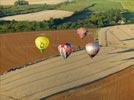 Photos aériennes de "F-HADU" - Photo réf. E128526 - Lorraine Mondial Air Ballons 2013 : Vol du Mercredi 31 Juillet le soir lors du Record Mondial de Dcollage en Masse. (Greatest Mass Ascent)