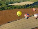 Photos aériennes de "F-HADU" - Photo réf. E128527 - Lorraine Mondial Air Ballons 2013 : Vol du Mercredi 31 Juillet le soir lors du Record Mondial de Dcollage en Masse. (Greatest Mass Ascent)