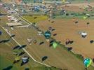 Photos aériennes de "montgolfiere" - Photo réf. E128600 - Lorraine Mondial Air Ballons 2013 : Vol du Jeudi 1 Aot le matin lors du Record Mondial de Dcollage en Ligne. (The Great Line, In-line Mass Ascent)