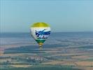 Photos aériennes de "montgolfiere" - Photo réf. E128604 - Lorraine Mondial Air Ballons 2013 : Vol du Jeudi 1 Aot le matin lors du Record Mondial de Dcollage en Ligne. (The Great Line, In-line Mass Ascent)