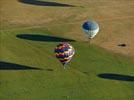 Photos aériennes de "montgolfiere" - Photo réf. E128612 - Lorraine Mondial Air Ballons 2013 : Vol du Jeudi 1 Aot le matin lors du Record Mondial de Dcollage en Ligne. (The Great Line, In-line Mass Ascent)