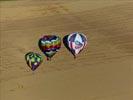 Photos aériennes de "montgolfiere" - Photo réf. E128618 - Lorraine Mondial Air Ballons 2013 : Vol du Jeudi 1 Aot le matin lors du Record Mondial de Dcollage en Ligne. (The Great Line, In-line Mass Ascent)