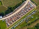Photos aériennes de "avion" - Photo réf. E133821 - Une collection impressionnante de plus de 80 avions de chasse est prsente dans le parc du chteau.