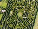 Photos aériennes de "labyrinthe" - Photo réf. E134013 - Le parc zoologique de Thoiry : Le labyrinthe