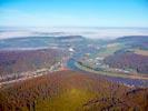 Photos aériennes de "Moselle" - Photo réf. E134127 - La valle de la Moselle mergeant du brouillard