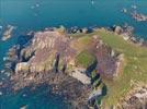 Photos aériennes de "archipel" - Photo réf. E135780 - Archipel des Sept Iles : L'Ile Rouzic