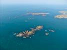 Photos aériennes de "archipel" - Photo réf. E135787 - Archipel des Sept Iles : Le Cerf