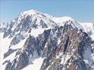 Photos aériennes de "blanc" - Photo réf. E142337 - Mont-Blanc et Aiguille du Midi