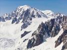 Photos aériennes de "blanc" - Photo réf. E142339 - Le Mont-Blanc