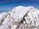 Photos aériennes de "blanc" - Photo réf. E142361 - Le Mont-Blanc
