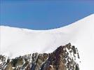 Photos aériennes de "blanc" - Photo réf. E142368 - Corde redescendant du sommet du Mont-Blanc