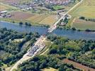 Photos aériennes de Hauconcourt (57210) - Autre vue | Moselle, Lorraine, France - Photo réf. E142801 - Le chantier du Pont Rapilly