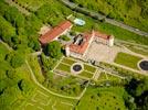 Photos aériennes de "francaise" - Photo réf. E143009 - Le Chteau de La Batisse et ses jardins  la franaise