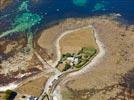 Photos aériennes de "Breton" - Photo réf. E144609 - Le littoral breton et ses eaux turquoises