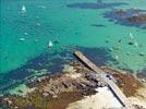 Photos aériennes de "Breton" - Photo réf. E144614 - Le littoral breton et ses eaux turquoises