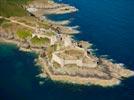 Photos aériennes de "pointe" - Photo réf. E144751 - Le Fort de la Latte sur la pointe du mme nom.