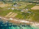 Photos aériennes de Plouhinec (29780) - Autre vue | Finistère, Bretagne, France - Photo réf. E145416 - Les eaux turquoises de la Bretagne rappellent les eaux d'Outre-Mer.