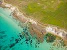 Photos aériennes de Plouhinec (29780) | Finistère, Bretagne, France - Photo réf. E145417 - Les eaux turquoises de la Bretagne rappellent les eaux d'Outre-Mer.