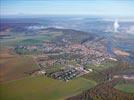 Photos aériennes de Dieulouard (54380) | Meurthe-et-Moselle, Lorraine, France - Photo réf. E146471 - Brouillard matinal dans la valle de la Moselle