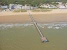 Photos aériennes de "plage" - Photo réf. E147977 - La longue plage s'tend de Saint-Hilaire-de-Riez  Saint-Jean-de-Monts