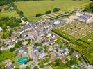 Photos aériennes de "francaise" - Photo réf. E151475 - Les jardins  la Franaise du Chteau de Villandry sont remarquables.