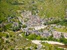 Photos aériennes de "gorges" - Photo réf. E152427 - Village mdival nich dans les Gorges du Tarn