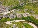 Photos aériennes de "gorges" - Photo réf. E152428 - Village mdival nich dans les Gorges du Tarn