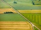Photos aériennes de "champs" - Photo réf. E152595 - Paysage bucolique de Bourgogne