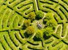 Photos aériennes de "labyrinthe" - Photo réf. E152778 - Le Labyrinthe Gant des monts de Guret 