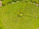 Photos aériennes de "labyrinthe" - Photo réf. E152780 - Le Labyrinthe Gant des monts de Guret 