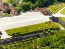 Photos aériennes de "francaise" - Photo réf. E153028 - Le Chteau de Hautefort et ses jardins  la Franaise