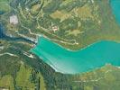 Photos aériennes de "Vouglans" - Photo réf. E154086 - Le Lac de Vouglans et son barrage hydrolectrique