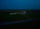 Photos aériennes de "chambley" - Photo réf. T128173 - Vue de l'arodrome de Chambley LFJY  la nuit tombante.