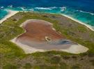 Photos aériennes de La Désirade (97127) - Les îles de la Petite Terre | Guadeloupe, Guadeloupe, France - Photo réf. U125330 - Une Saline sur 