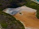 Photos aériennes de La Désirade (97127) - Les îles de la Petite Terre | Guadeloupe, Guadeloupe, France - Photo réf. U125331 - Une Saline sur 