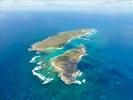Photos aériennes de La Désirade (97127) - Les îles de la Petite Terre | Guadeloupe, Guadeloupe, France - Photo réf. U134646