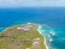 Photos aériennes de La Désirade (97127) - Les îles de la Petite Terre | Guadeloupe, Guadeloupe, France - Photo réf. U134651