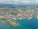 Photos aériennes de Fort-de-France (97200) - Le Centre Ville-Fort Saint-Louis Crozanville | Martinique, Martinique, France - Photo réf. U134983