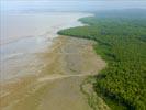 Photos aériennes de Macouria (97355) | Guyane, Guyane, France - Photo réf. U154248 - Le littoral Guyanais et sa mangrove