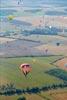 Photos aériennes de "montgolfiere" - Photo réf. C157938 - Lorraine Mondial Air Ballons 2015 : Vol du Dimanche 26 Juillet le matin lors du Record Mondial de Dcollage en Ligne. (The Great Line, In-line Mass Ascent)