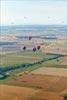 Photos aériennes de "montgolfiere" - Photo réf. C157942 - Lorraine Mondial Air Ballons 2015 : Vol du Dimanche 26 Juillet le matin lors du Record Mondial de Dcollage en Ligne. (The Great Line, In-line Mass Ascent)