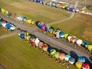 Photos aériennes de "montgolfiere" - Photo réf. E157758 - Lorraine Mondial Air Ballons 2015 : Vol du Dimanche 26 Juillet le matin lors du Record Mondial de Dcollage en Ligne. (The Great Line, In-line Mass Ascent)