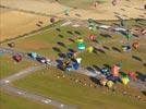 Photos aériennes de "montgolfiere" - Photo réf. E157780 - Lorraine Mondial Air Ballons 2015 : Vol du Dimanche 26 Juillet le matin lors du Record Mondial de Dcollage en Ligne. (The Great Line, In-line Mass Ascent)