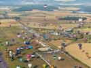 Photos aériennes de "montgolfiere" - Photo réf. E157788 - Lorraine Mondial Air Ballons 2015 : Vol du Dimanche 26 Juillet le matin lors du Record Mondial de Dcollage en Ligne. (The Great Line, In-line Mass Ascent)