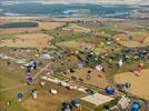 Photos aériennes de "montgolfiere" - Photo réf. E157794 - Lorraine Mondial Air Ballons 2015 : Vol du Dimanche 26 Juillet le matin lors du Record Mondial de Dcollage en Ligne. (The Great Line, In-line Mass Ascent)