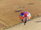 Photos aériennes de "montgolfiere" - Photo réf. E157819 - Lorraine Mondial Air Ballons 2015 : Vol du Dimanche 26 Juillet le matin lors du Record Mondial de Dcollage en Ligne. (The Great Line, In-line Mass Ascent)